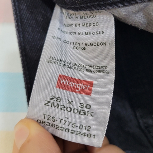 MISFITS Wrangler jeans black denim straight leg punk rock alternative patched - Picture 10 of 10